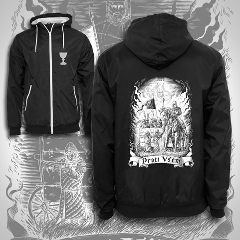 JAN ŽIŽKA - AGAINST EVERYONE! JACKET WITH HOOD