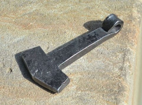 HELVEGEN, HAND FORGED THOR'S HAMMER