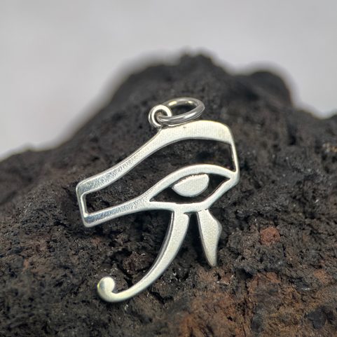 HORUS EYE, ANCIENT EGYPT, SILVER PENDANT