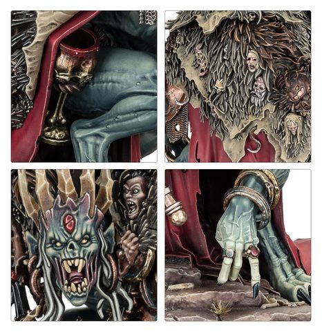 WARHAMMER AGE OF SIGMAR FLESH-EATER COURTS - USHORAN MORTARCH OF DELUSION