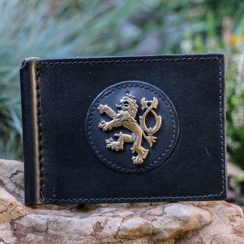 BOHEMIA - CZECH LION, LEATHER WALLET