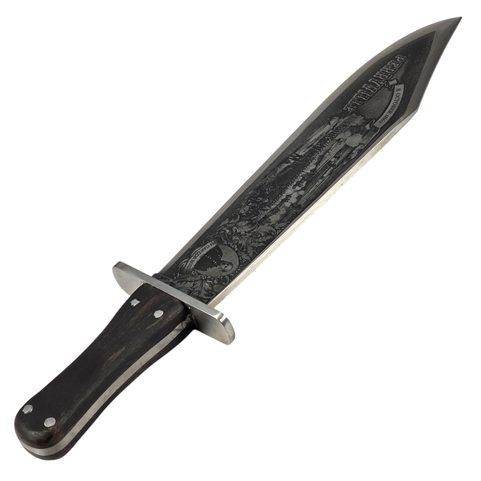 AMERICAN BOWIE KNIFE, PERRYVILLE, ETCHED