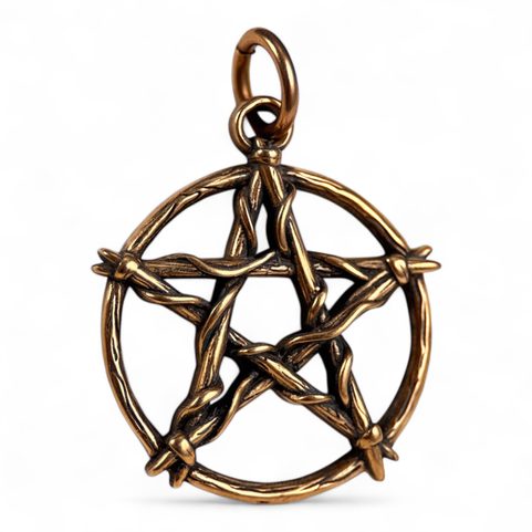 PENTAGRAM PENDANT, BRONZE