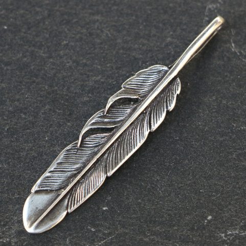 SHAMANIC FEATHER, PENDANT, SILVER 925