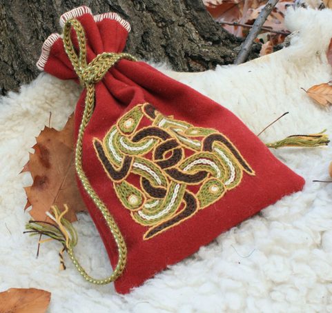 VIKING POUCH, TEXTILE, GOTLAND