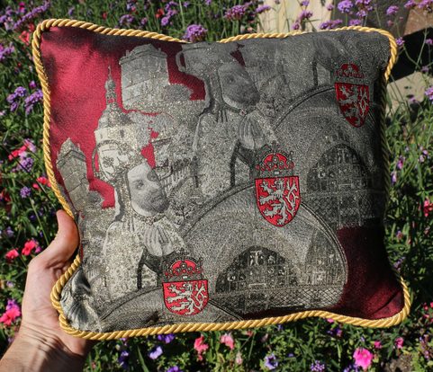 CHARLES IV, MEDIEVAL PILLOW