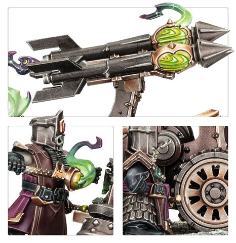 WARHAMMER AGE OF SIGMAR: HELSMITHS OF HASHUT: DEATHSHRIEKER ROCKET BATTERY / TORMENTOR BOMBARD