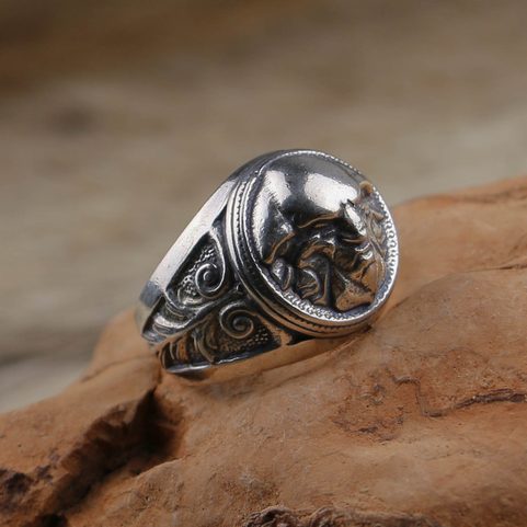 TRIGLAV SLAVIC RING SILVER 925