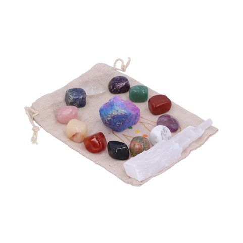 HEALING AND WELLNESS, GIFT SET OF STONES AND CRYSTALS