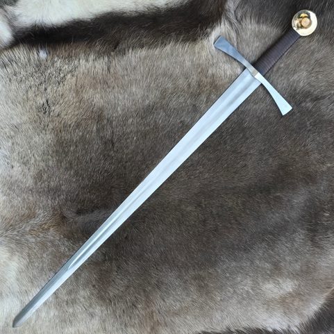 GRIMO, MEDIEVAL ONE-HANDED SWORD, BLUNT