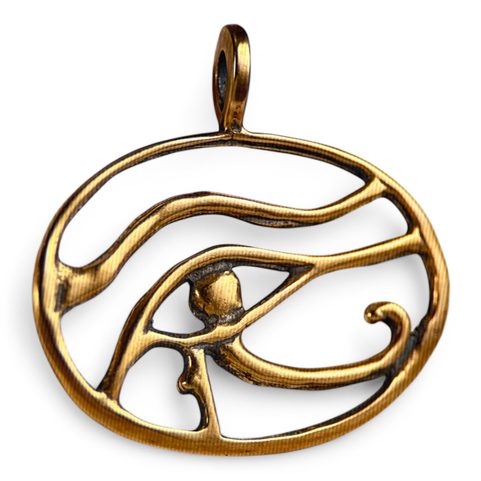 UDYAT THE EYE OF HORUS, BRONZE PENDANT
