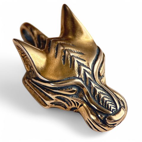 WARG, NORSE WOLF, VIKING PENDANT, BRONZE