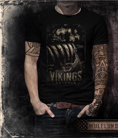 VIKINGS ON TOUR, MEN'S T-SHIRT