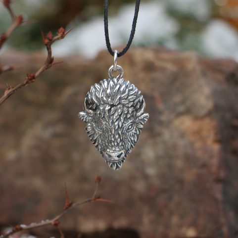 TATANKA - BISON SILVER PENDANT
