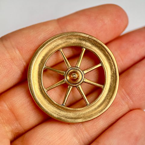 TARANIS WHEEL, BRONZE CELTIC REPLICA
