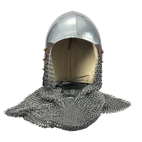 BASCINET HELMET WITH AVENTAIL, 2 MM STEEL