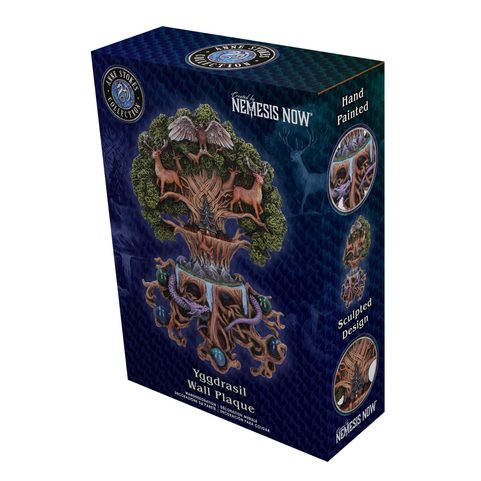 YGGDRASIL, WALL PLAQUE, ANNE STOKES 30.5 CM