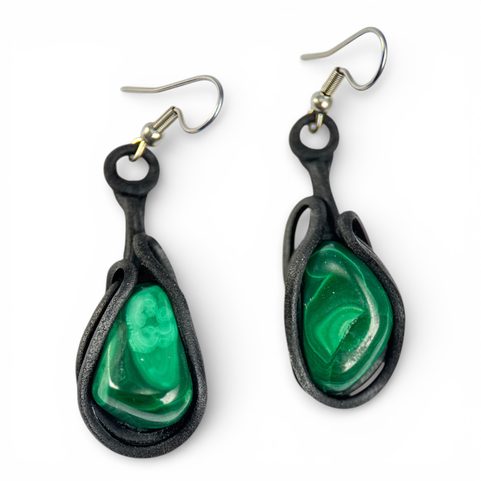 MALACHITE EARRINGS