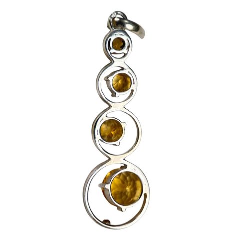 LUMINA, PENDANT, CITRINE , AG 925/1000