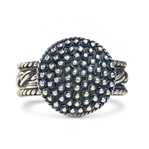 SLAVIA, DARK AGE STERLING SILVER RING