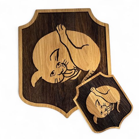 CAT FROM THE PUB, WOODEN SHIELD ON THE WALL, KINGDOM COME: DELIVERANCE 2, SMALL