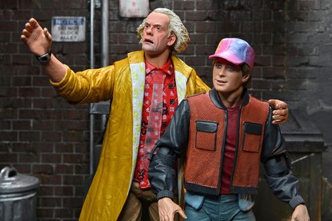 BACK TO THE FUTURE 2 ACTION FIGURE DOC BROWN 18 CM