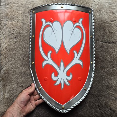 SEIGNEURS DE TALMBERG - ARMOIRIES, BOUCLIER MÉDIÉVAL - MÉTAL