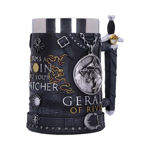 THE WITCHER GERALT OF RIVIA TANKARD 15.5CM