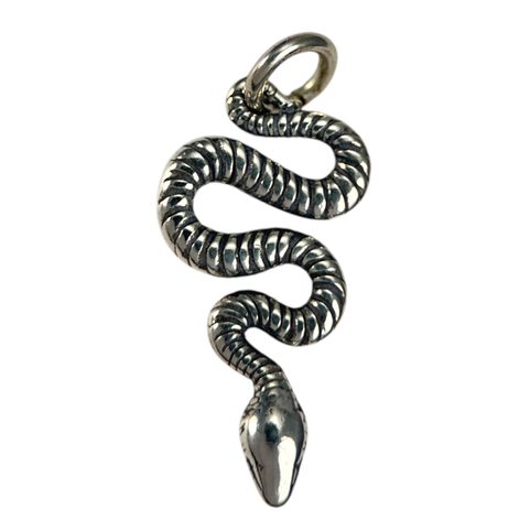 SERPENT, PENDENTIF EN ARGENT