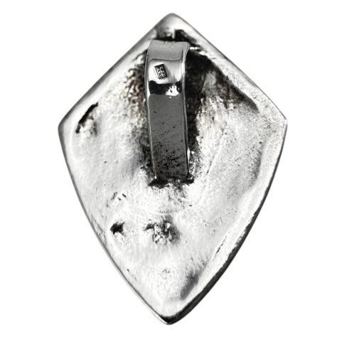 FLEUR DE LIS IN THE SHIELD, PENDANT, SILVER