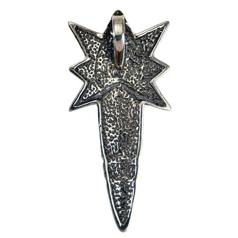 PERUN, SLAVIC THUNDER GOD, PENDANT, SILVER 925