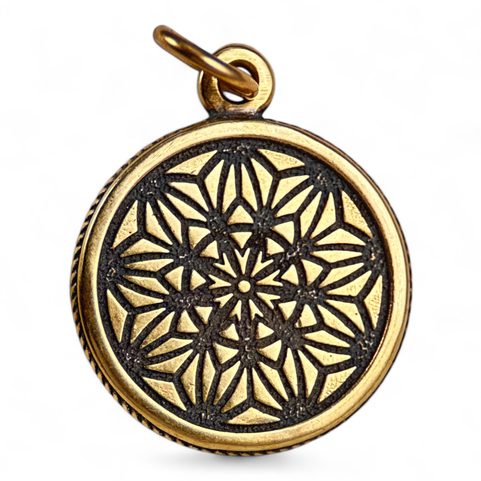 VEGVÍSIR SKULL - ICELANDIC RUNE, BRONZE PENDANT