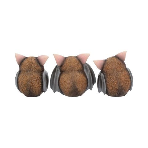 THREE WISE BATS, FIGURINES SET