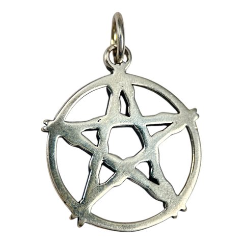PENTAGRAM PENDANT, SILVER