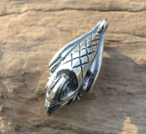 DREKI, PENDENTIF DE STYLE VIKING, ARGENT STERLING
