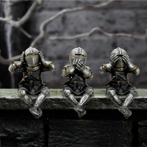 THREE KNIGHTS - I CAN'T SEE, I CAN'T SPEAK, I CAN'T HEAR, 11 CM