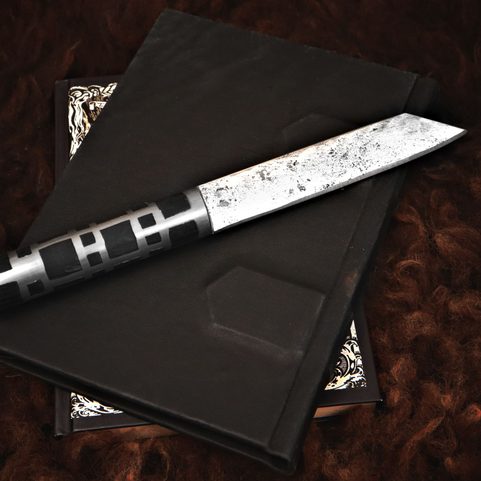 CARPAT FORGED KNIFE DECORATED WITH TIN