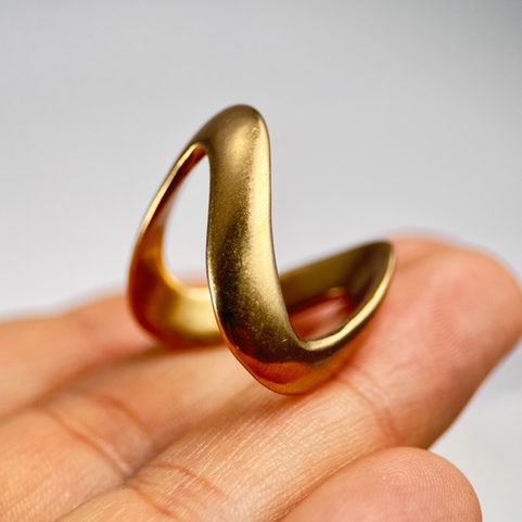 CELTIC RING, BOII, DIRECT REPLICA CAST FROM THE ORIGINAL, BRONZE