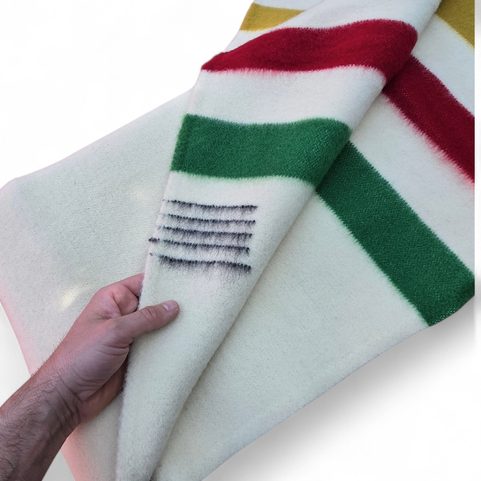 THICK WOOL INDIAN BLANKET RAINBOW