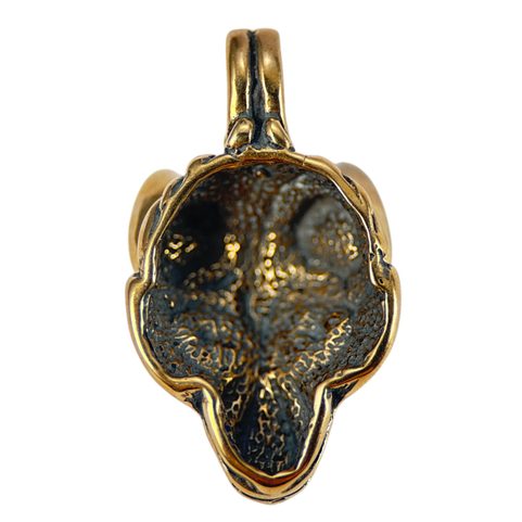 FENRIR, WIKINGERWOLF, ANHÄNGER, BRONZE, GRÖSSER