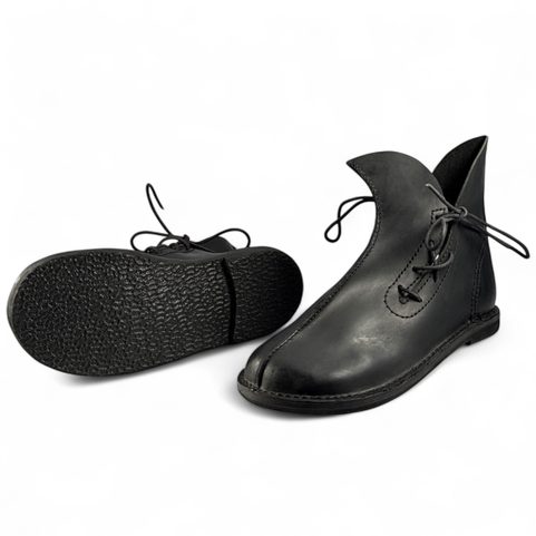 GOTHIC SHOES, MIDDLE AGES, BLACK