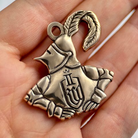 KNIGHT PENDANT, KINGDOM COME: DELIVERANCE II, BRONZE