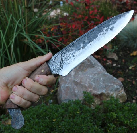 GAUL CELTIC KNIFE WITH SCABBARD