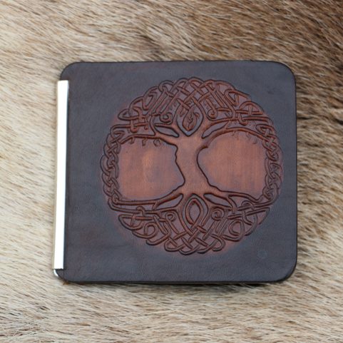 CELTIC TREE, LEATHER WALLET