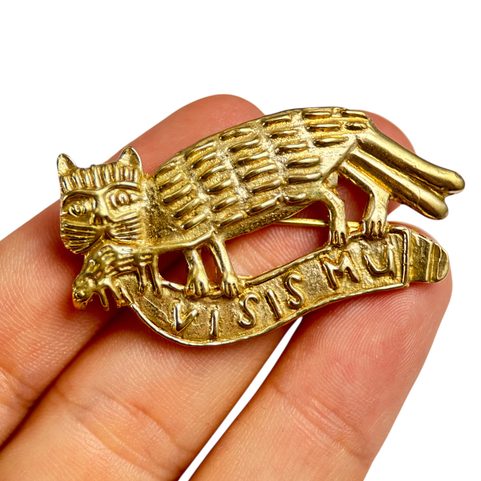 TWO-TAILED CAT, MEDIEVAL PILGRIM BADGE