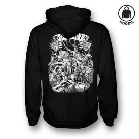 BOHEMIA, ROI PREMYSL OTAKAR II, SWEAT À CAPUCHE NOIR