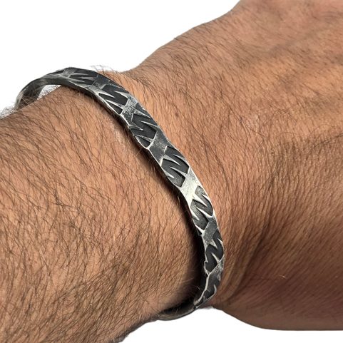 ARRAS FORGED BRACELET, STAINLESS STEEL