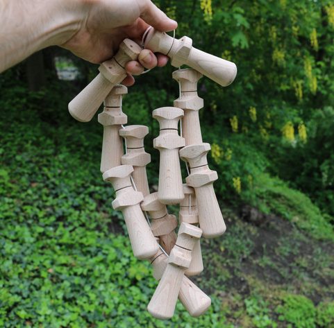WOODEN APOSTEL FOR MUSKETEER BANDOLIER