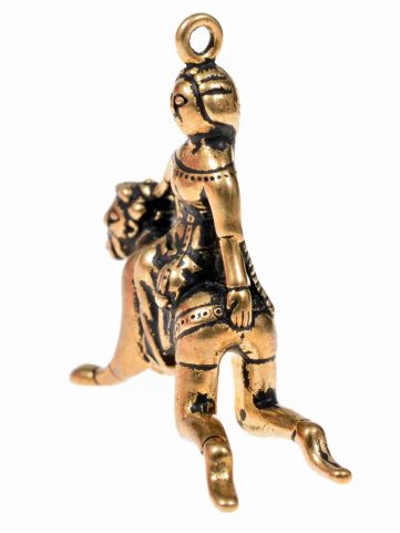 ARISTOTE ET PHYLLIS, PENDENTIF, BRONZE