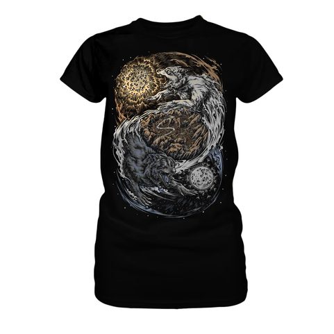 HATI AND SKÖLL, WOMEN'S T-SHIRT COLOURED